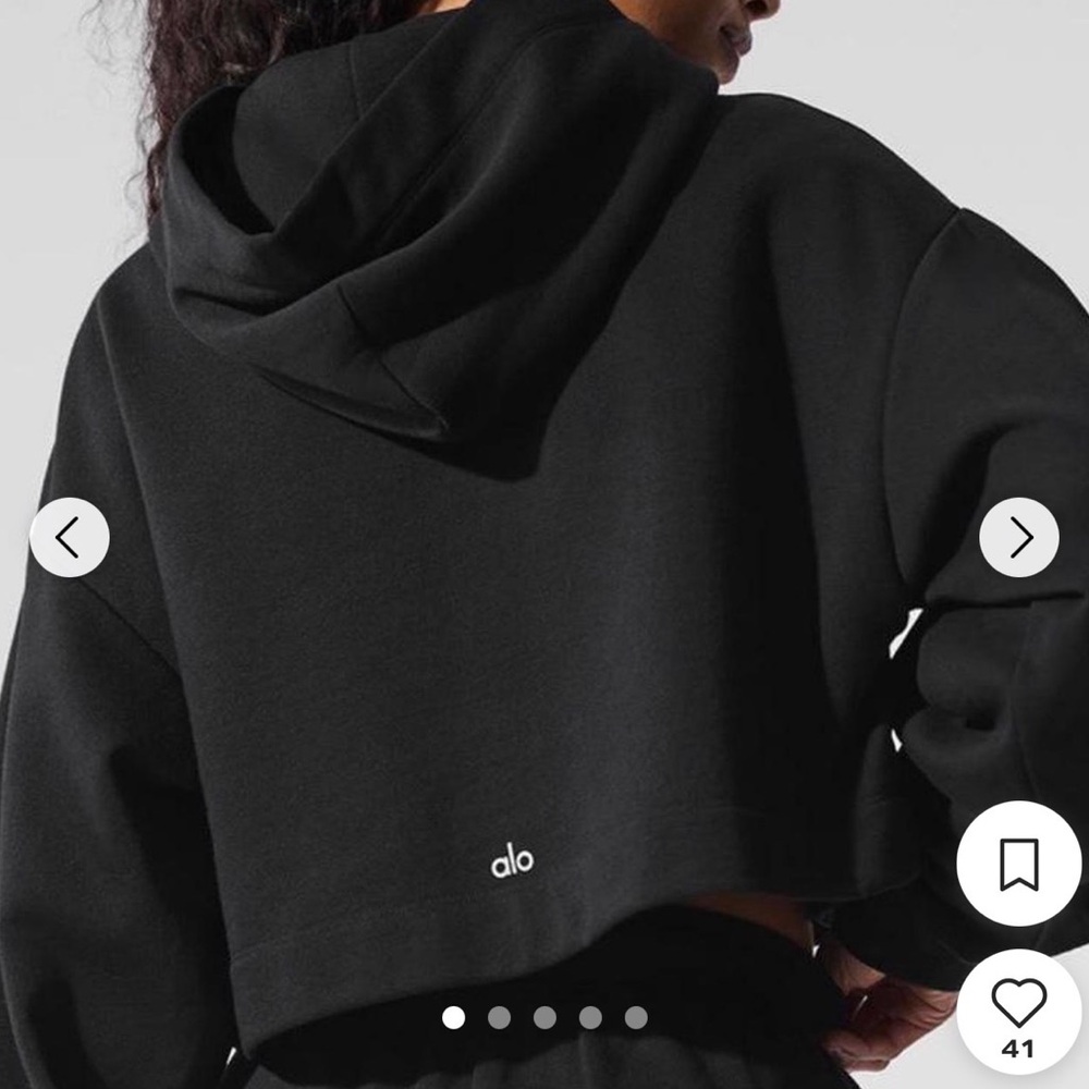 ALO Yoga Women's Black Hoodie